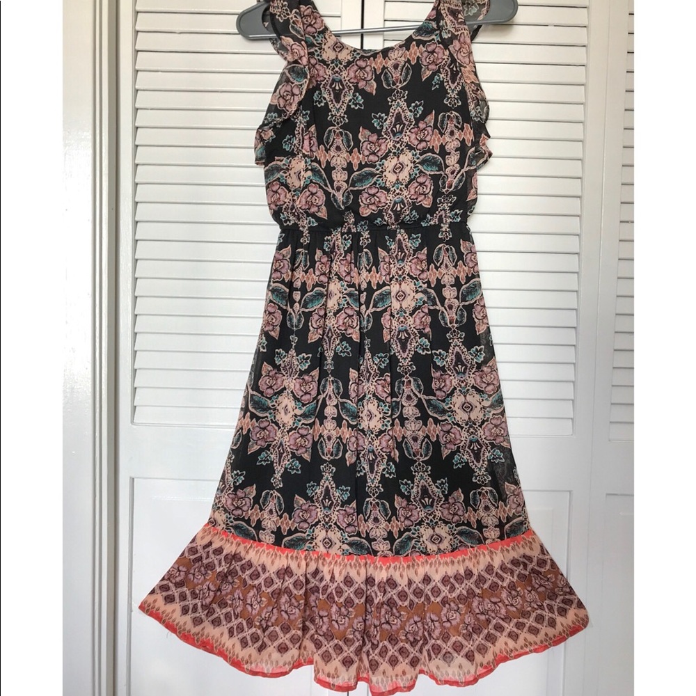 Flower printed Midi dress